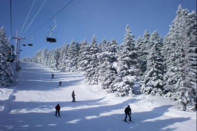 Uludağ'da bu sabah itibarıyla kar yağışı başladı