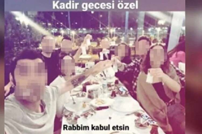 Pegasus çalışanlarının 'kandil kutlaması'!