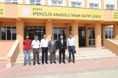 İl Müdürümüz Serkan Gür’den, Bursa İpekçilik AİHL’ye Ziyaret