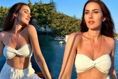 Fahriye Evcen hamilelik pozlarıyla hayran bıraktı
