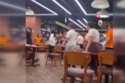 Köfteci Yusuf'ta kavga çıkınca ortalık karıştı