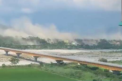 6.8 büyüklüğünde depremle sarsılan Tayvan'da binalar ve yollar çöktü, vagonlar raydan çıktı