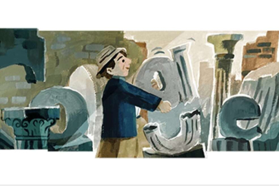 Google Türkiye'nin ilk kadın arkeoloğu Jale İnan'ı ana sayfasına taşıdı