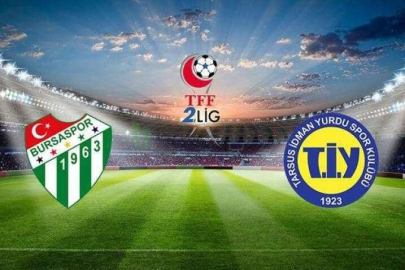 Bursaspor-Tarsus İdman Yurdu Maçı Başladı.!