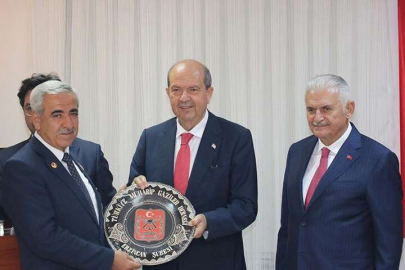 KKTC Cumhurbaşkanı Tatar Kıbrıs gazileriyle buluştu