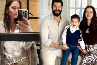 Fahriye Evcen'den hamilelik pozu