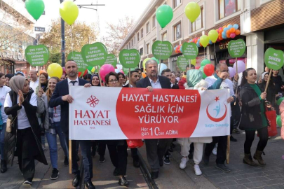 Sağlık Çalışanları Diyabet Farkındalığı İçin Yürüdü