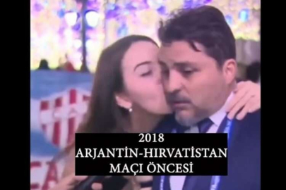 TRT Spor yorumcusu Tarık Üstün'ü bu kez Katar'da erkek taraftarlar rahatsız etti