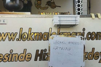 Bursa'da Messi için lokma dağıtıldı!