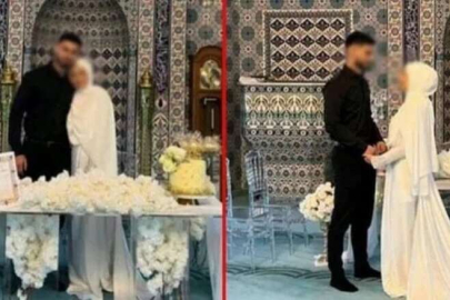 Camide nikah töreni sosyal medyanın gündemine oturdu
