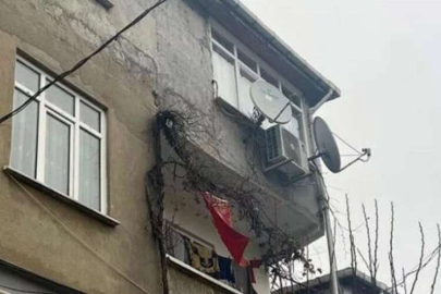 İki çocuğunu kucağına alıp balkondan atladı