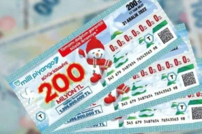 Milli Piyango 31 Aralık 2022 yılbaşı bileti çekilişi bilet sorgulama sıralı tam liste!
