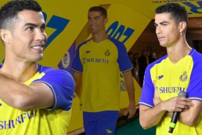 Cristiano Ronaldo'dan imza töreninde büyük gaf