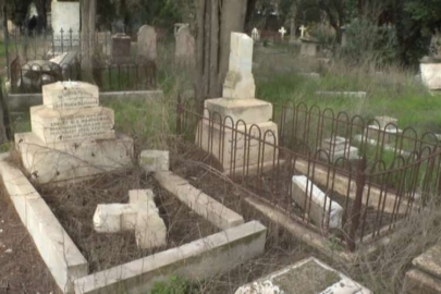 Kudüs'te Hristiyan mezarlığı tahrip edildi