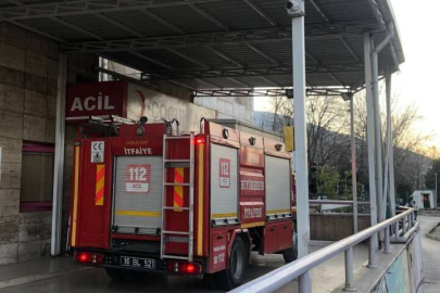 Bursa'da hastanenin acil servisinde 'yanık kokusu' paniği!