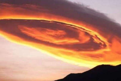 Bursa'da görülen bulut dünyanın gündeminde