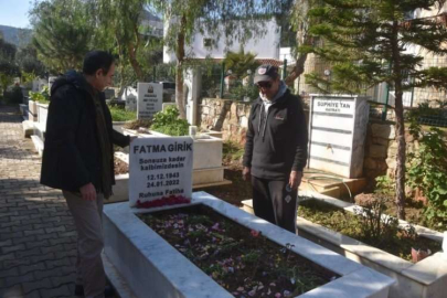 Fatma Girik'in mezarını kardeşi ziyaret etti