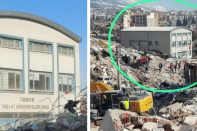 Çevresi yıkıldı, İnşaat Mühendisleri Odası binası ayakta kaldı!