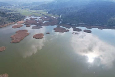 Azap Gölü'nün doğal güzelliği görenleri şaşırttı