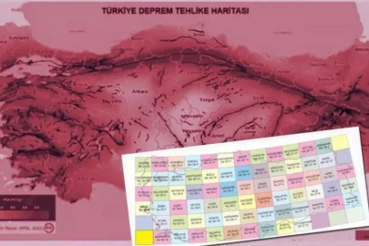 MTA Yenilenmiş Diri Fay Haritası'nı yayımladı...
