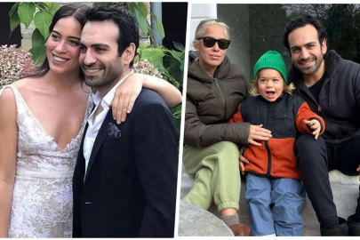 Buğra Gülsoy ve boşandığı eşi Nilüfer Gürbüz'den yeni paylaşım! Yeniden 'aile' pozu verdiler