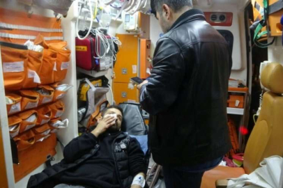 Evinde yatarken ağzından vuruldu!