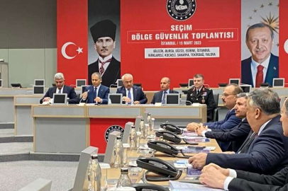 Bursa Valisi Canbolat, Seçim Bölge Güvenlik Toplantısı'na katıldı