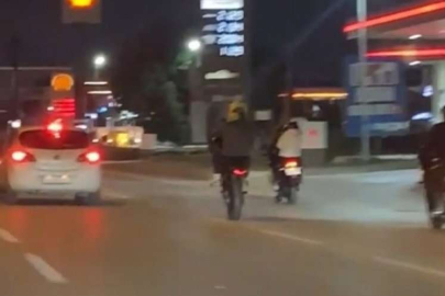 Yine trafikte tehlikeli sürüş!