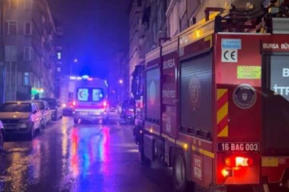 Bursa'da tarihi binada yangın