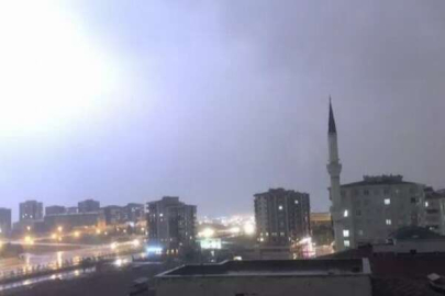 Kilis ve Gaziantep'te 'süper hücre' etkili oldu!