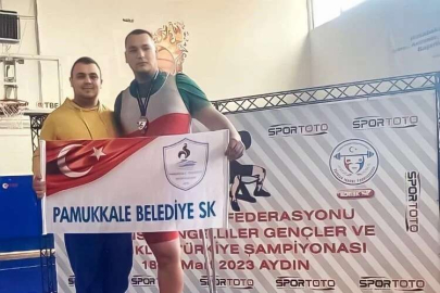Denizlili halterci Türkiye Şampiyonu oldu