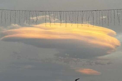 Bursa Mudanya'da mercek bulutu gözüktü!