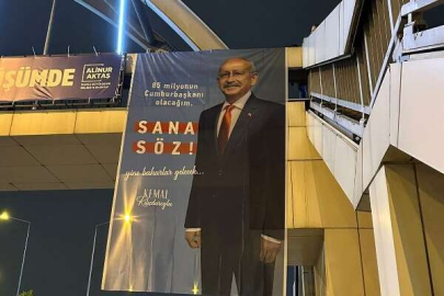 Bursa'da Kılıçdaroğlu afişi asan gençler gözaltına alındı