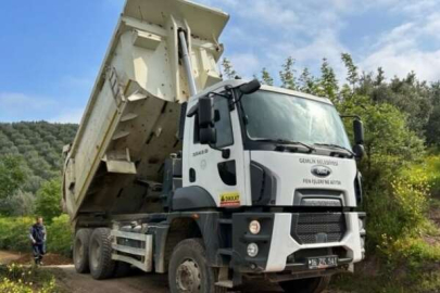 Bursa'da çiftçilere arazi yolu desteği