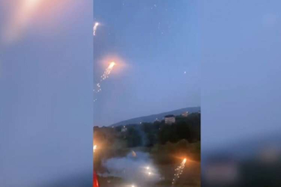 Nilüfer Boğaz Cafe'de havai fişek dehşeti!