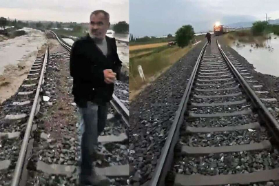 Faciadan dönüldü: Selin çökerttiği bölüme yaklaşan tren son anda durduruldu