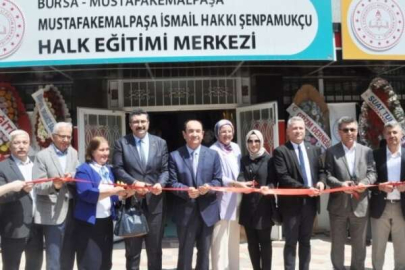 Bursa Mustafakemalpaşa Halk Eğitim Merkezi'nde 12 bin kursiyere eğitim