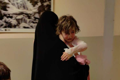 Üzerine kaynar su dökülen çocuk hastanelik oldu