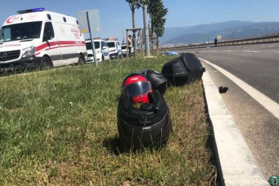 Bursa'da motosiklet devrildi: 1 ölü, 1 yaralı