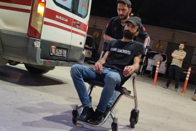 Balkona atılan yabancı maddenin patlaması sonucu, bir kişi yaralandı