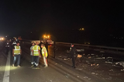 Bursa'da maden ocağına dinamit taşıyan kamyon devrildi