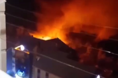 Bursa'da korkutan yangın!