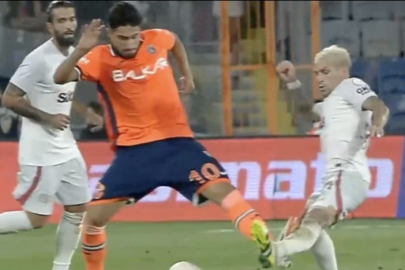 Galatasaray cephesi, Başakşehirli Berkay Özcan için kırmızı kart bekledi