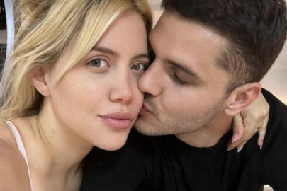 Wanda Nara'nın olay yatak pozu