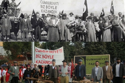 ''Cumhuriyeti biz böyle kazandık'' Fotoğrafı 90 yıl sonra Bursa'da hayat buldu