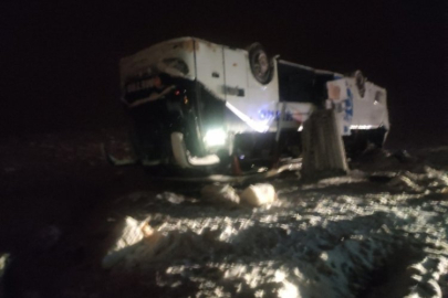 Bingöl'de 2 ayrı otobüs kazası