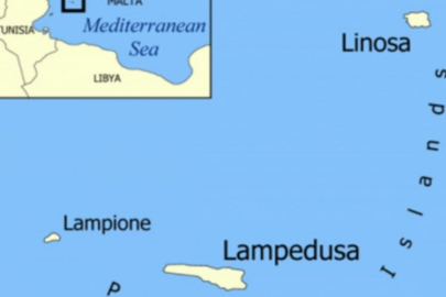İtalya'nın Lampedusa Adası açıklarında göçmen teknesi battı!