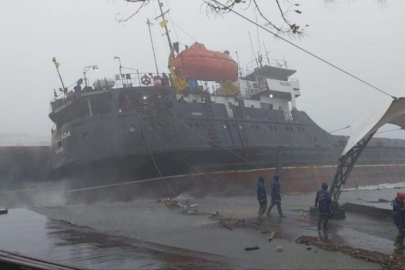 Zonguldak'ta batan geminin konumu tespit edildi