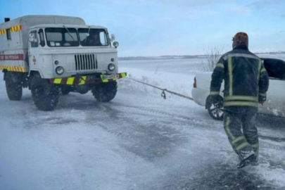 Ukrayna'yı kar fırtınası vurdu!