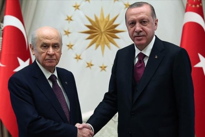 Erdoğan-Bahçeli görüşmesi başladı